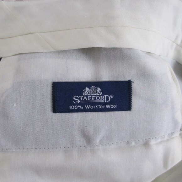 Hagger's Men's Tan 100% Microfiber Pleated- Cuff Dress Pant - Picture 4 of 8